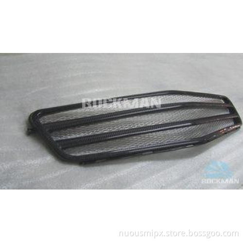 Black Carbon Fiber Front Grill For 2008 Mercedes Benz C Cla